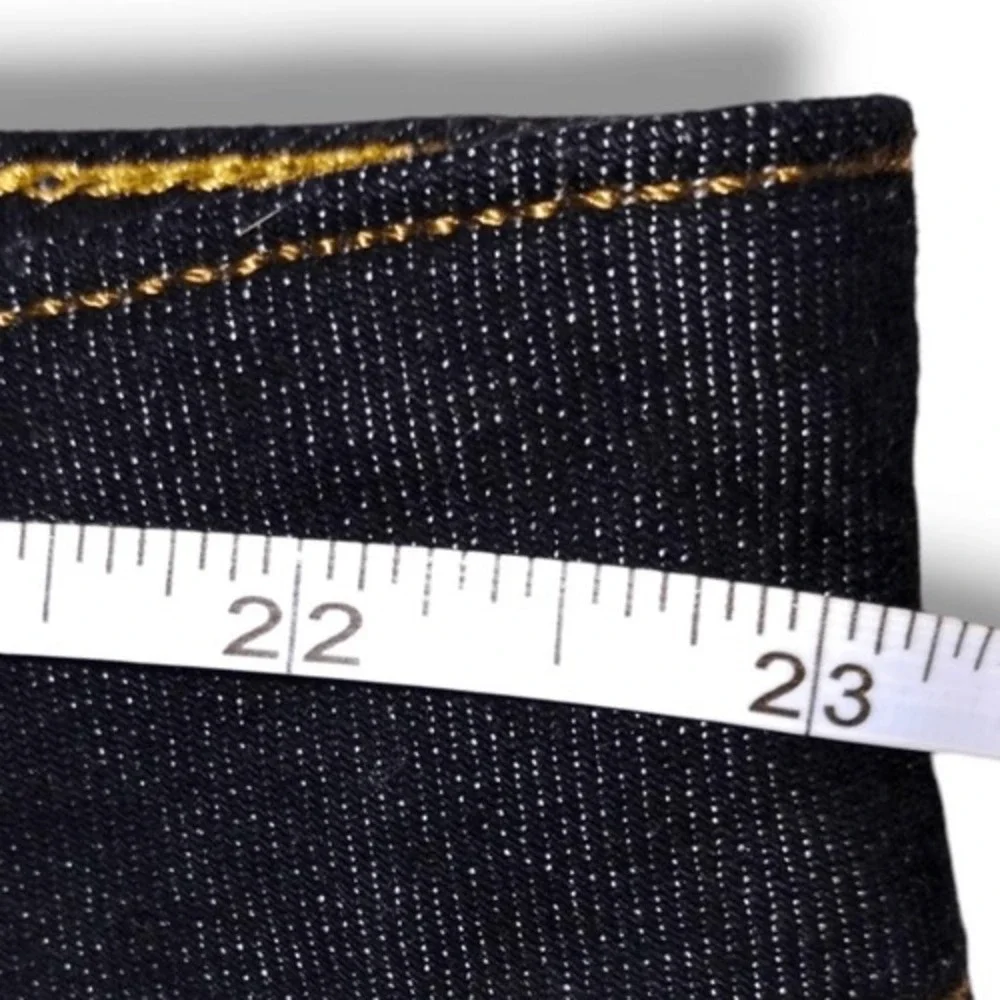 Lee Riders Womens Jean Sz 26W Straight Leg‎ 5 Button Front Dark Classic Western